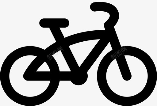 自行车海滩巡洋舰图标svg_新图网 https://ixintu.com 巡洋舰 海滩 生活方式 自行车 踏板