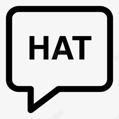 海地语泡泡帽子图标图标