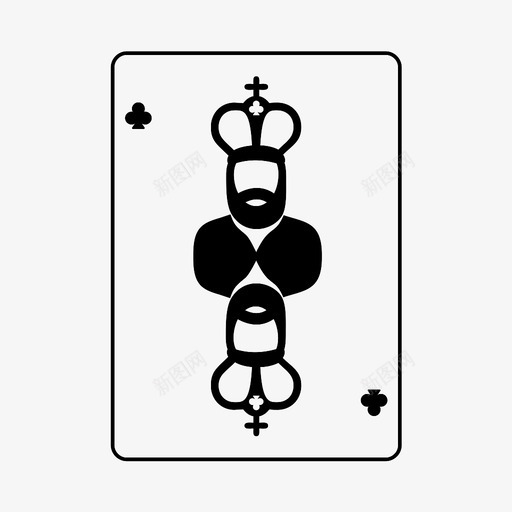 国王俱乐部纸牌游戏图标svg_新图网 https://ixintu.com 国王俱乐部 扑克 游戏 猪卡 纸牌