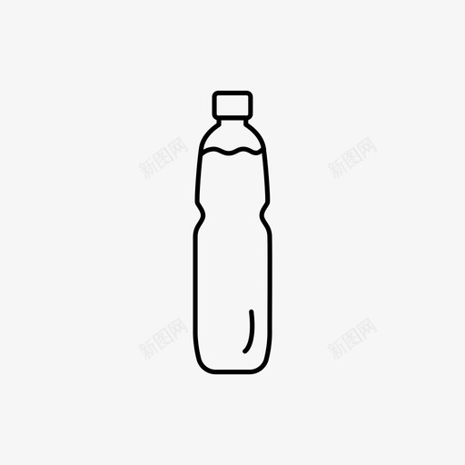 瓶子瓶装水塑料瓶图标svg_新图网 https://ixintu.com 塑料瓶 水瓶收集 瓶子 瓶装水