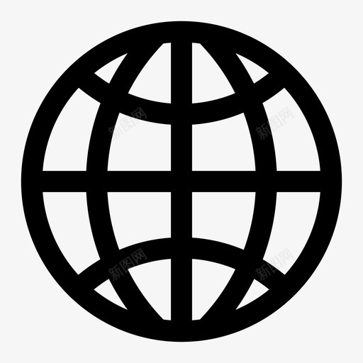地球全球行星图标svg_新图网 https://ixintu.com 世界 全球 地球 网络 行星