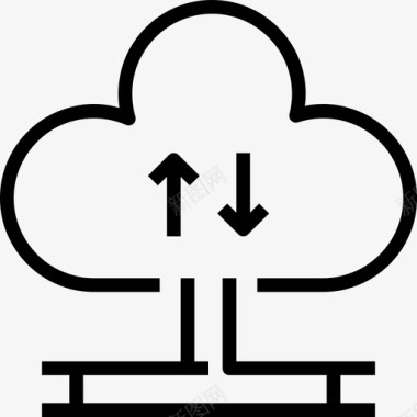 云网络备份数据图标图标