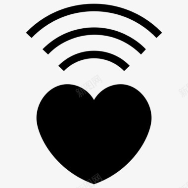 互联网爱情广播图标图标