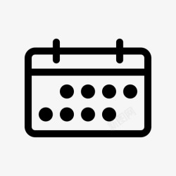 一周日历图标日历周日历日期日历日程表图标高清图片