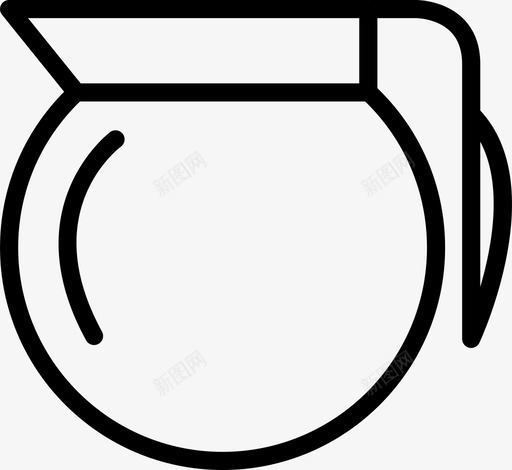 咖啡壶饮料咖啡图标svg_新图网 https://ixintu.com 可乐 咖啡 咖啡壶 咖啡店 饮料