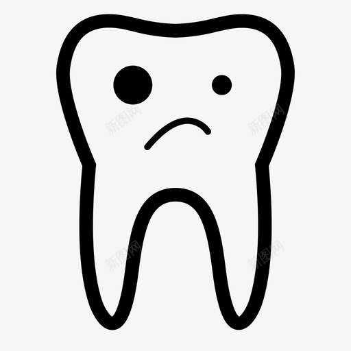 牙痛牙科牙医图标svg_新图网 https://ixintu.com 不适 牙医 牙痛 牙科