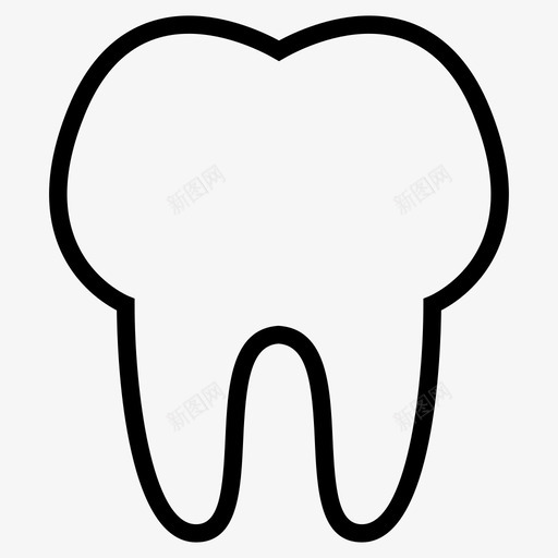 牙齿医学磨牙图标svg_新图网 https://ixintu.com 医学 牙齿 磨牙