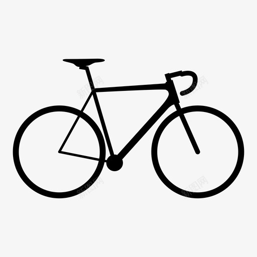 公路自行车自行车速度图标svg_新图网 https://ixintu.com 公路自行车 自行车 车辆 速度