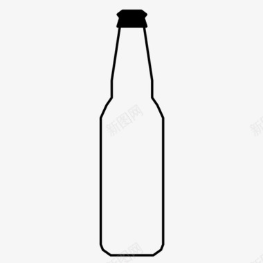 啤酒瓶酒精饮用图标图标