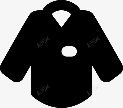 衬衫衣服时尚图标svg_新图网 https://ixintu.com smashicons男装mdsolid 时尚 男士 衣服 衬衫