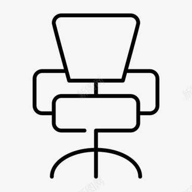 椅子办公椅家具图标图标