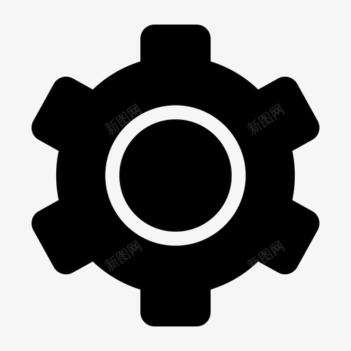 设置齿轮设置齿轮图标svg_新图网 https://ixintu.com 用户界面 设置 设置齿轮 齿轮
