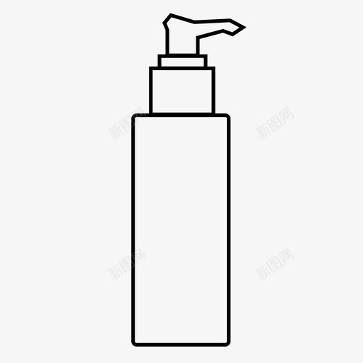 肥皂分配器卫生化妆品图标svg_新图网 https://ixintu.com 化妆品 卫生 肥皂分配器 药品