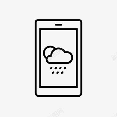 天气预报应用程序手机图标图标
