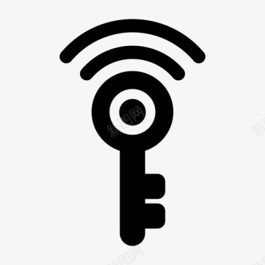 wifi密码接入互联网图标图标