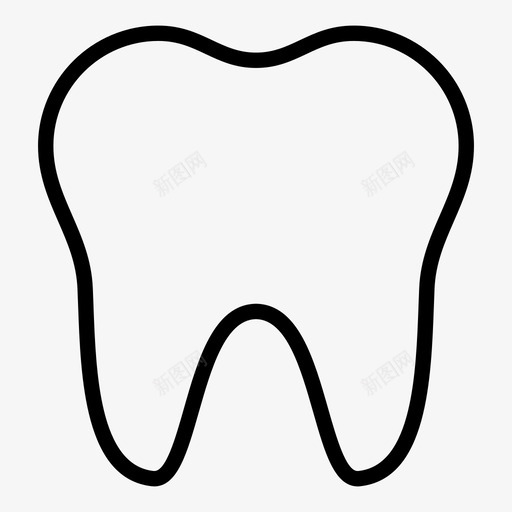 牙齿牙医口腔科图标svg_新图网 https://ixintu.com 口腔科 牙医 牙齿