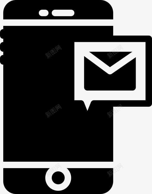 接收邮件通讯功能图标svg_新图网 https://ixintu.com smashicons移动功能固体 功能 接收邮件 移动 通讯