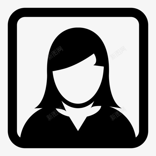 女性员工人类图标svg_新图网 https://ixintu.com 个人 个人资料 人类 化身向量图标 员工 女孩 女性 用户