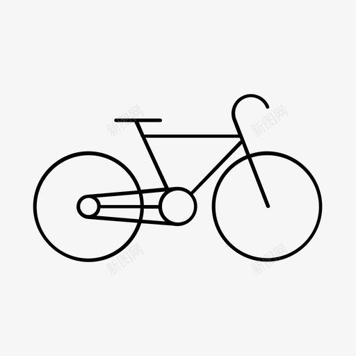 运动自行车自行车轮子图标svg_新图网 https://ixintu.com 自行车 轮子 运动自行车