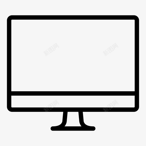 计算机计算机屏幕显示屏图标svg_新图网 https://ixintu.com 显示屏 监视器 系统 计算机 计算机屏幕