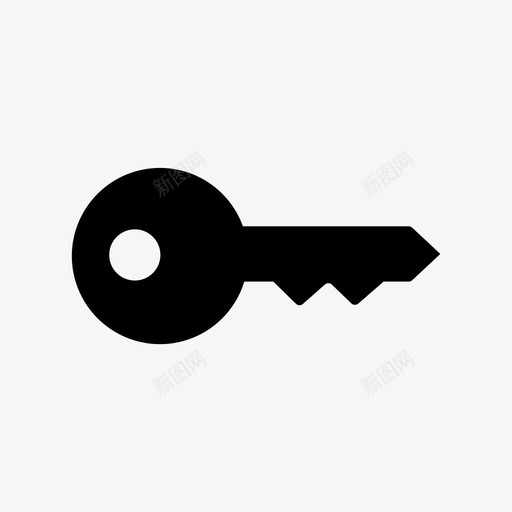 钥匙门钥匙锁图标svg_新图网 https://ixintu.com 密码 钥匙 锁 门钥匙