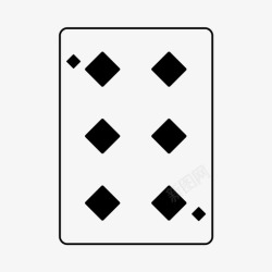猪卡六颗钻石纸牌游戏图标高清图片