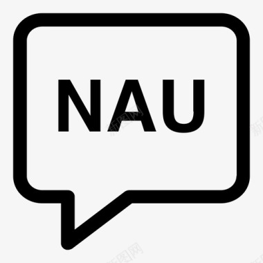 瑙鲁语气泡语言图标图标