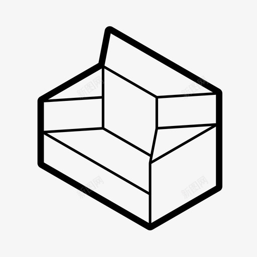 画法几何模型建筑形式图标svg_新图网 https://ixintu.com 体积 建筑 形式 画法几何模型 透视