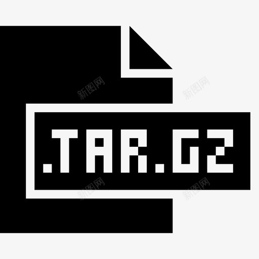 targz扩展名文件图标svg_新图网 https://ixintu.com targz 扩展名 文件 文件格式和扩展标志符号 格式