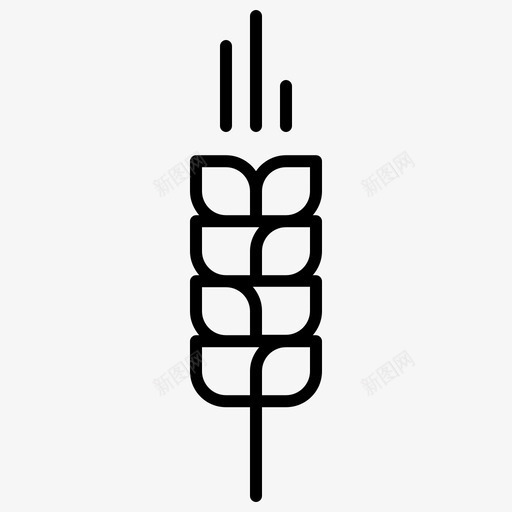 作物玉米种植图标svg_新图网 https://ixintu.com 作物 玉米 生产线混合 种植