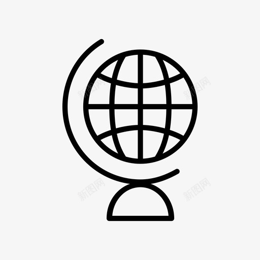 地球仪地理地图图标svg_新图网 https://ixintu.com 世界 地图 地球仪 地理 比例尺