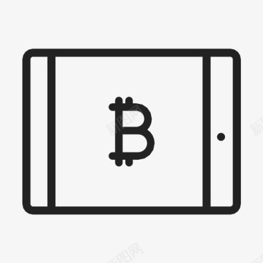 数字钱包比特币购买者图标图标