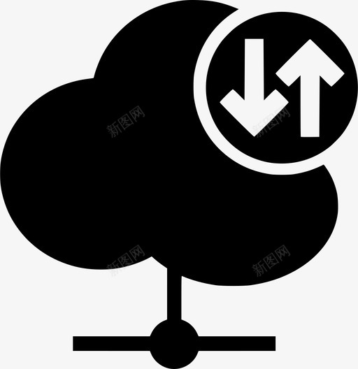 云服务器迁移云计算云服务器图标svg_新图网 https://ixintu.com 云服务器 云服务器迁移 云计算