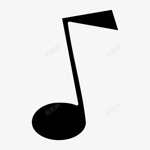 音乐有声音乐音符图标svg_新图网 https://ixintu.com 曲调 有声音乐 音乐 音乐播放 音乐符号 音符