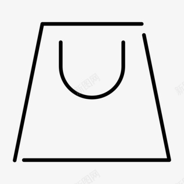 购物袋时尚纸袋图标图标