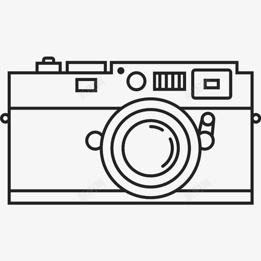 徕卡m9相机镜头图标svg_新图网 https://ixintu.com 徕卡m9 照片 相机 镜头
