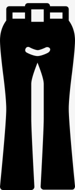喇叭裤服装时尚图标图标
