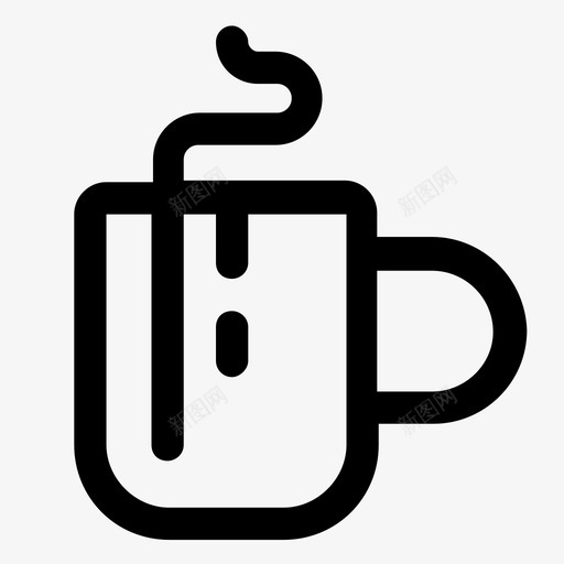 一杯茶咖啡饮料图标svg_新图网 https://ixintu.com 一杯茶 咖啡 技术性的 热的 饮料
