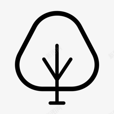 树植物学福利斯图标图标