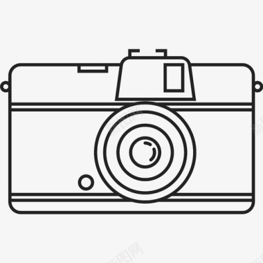 奥林巴斯笔相机镜头图标图标