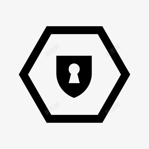 锁城堡安全图标svg_新图网 https://ixintu.com 保安 城堡 安全 锁
