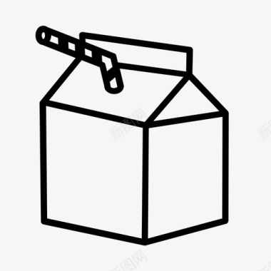 牛奶可爱的饮料图标图标