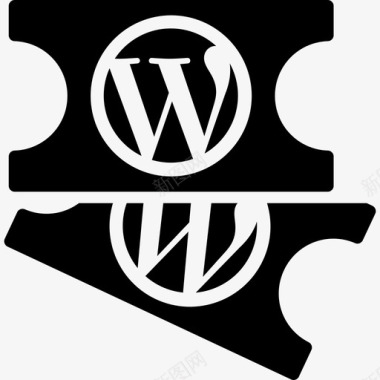 Wordpress社交管理用户界面图标图标