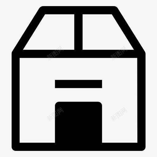 箱移动箱包装图标svg_新图网 https://ixintu.com 包装 移动箱 箱 装运