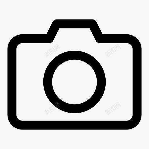 照相机照片接口图标svg_新图网 https://ixintu.com 接口 照片 照相机