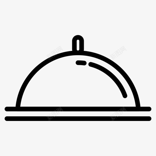 托盘餐具美食图标svg_新图网 https://ixintu.com 托盘 服务 美食 餐具 餐厅 餐厅托盘
