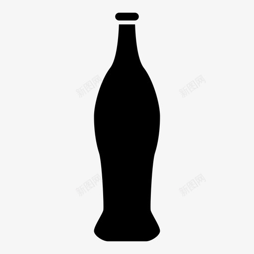 瓶子可乐图标svg_新图网 https://ixintu.com 可乐 瓶子