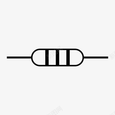 电阻电路器件图标图标