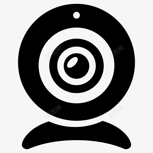网络摄像头监控安全图标svg_新图网 https://ixintu.com 安全 摄像机 电脑硬件图标集 监控 网络摄像头 视频