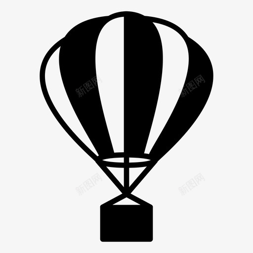 气球空气飞机图标svg_新图网 https://ixintu.com 冒险第2部分 气球 热 空气 飞机